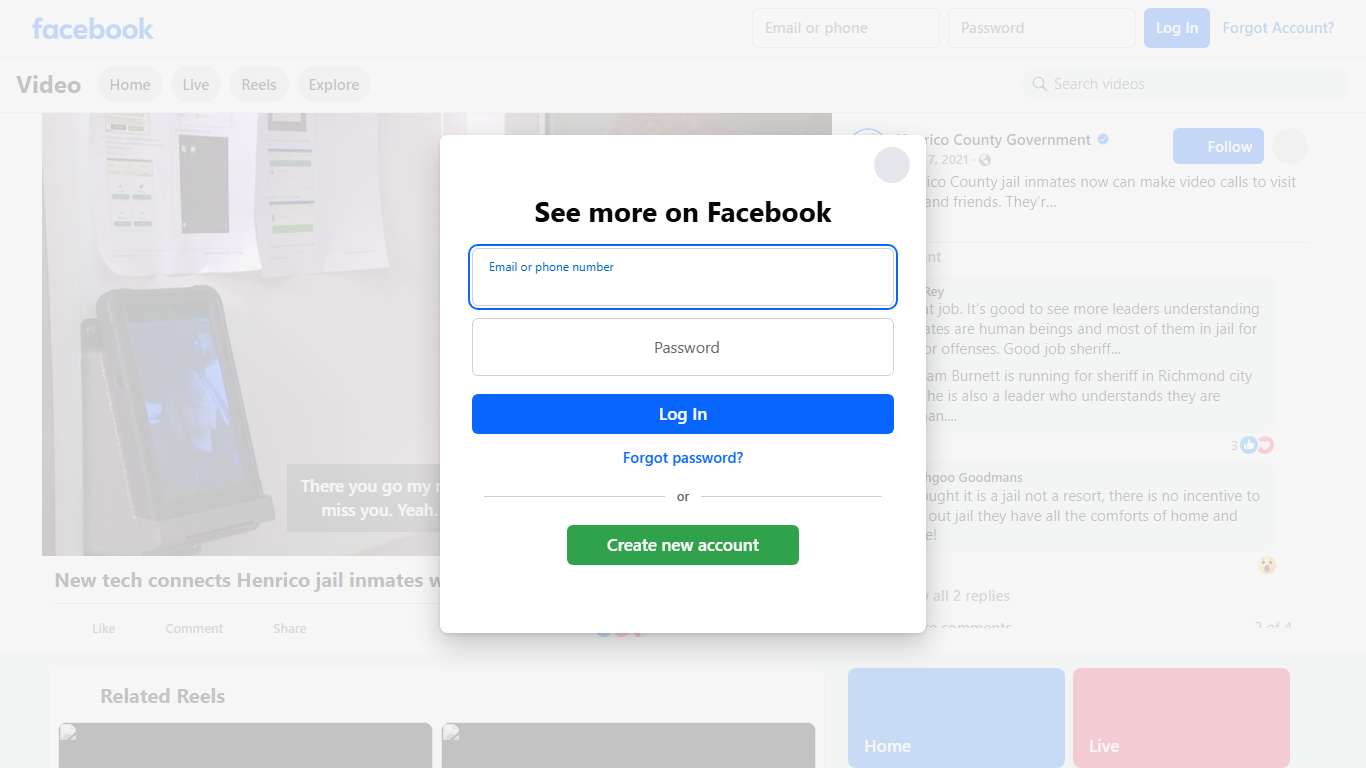 ICYMI: Henrico County jail inmates now can make video calls to visit with family and friends. They’re using multimedia tablets designed for use in correctional facilities. The Henrico County, VA Sheriff's Office received 70 of the tablets which also offer other potential benefits, like entertainment and educational resources. Henrico County Government Facebook