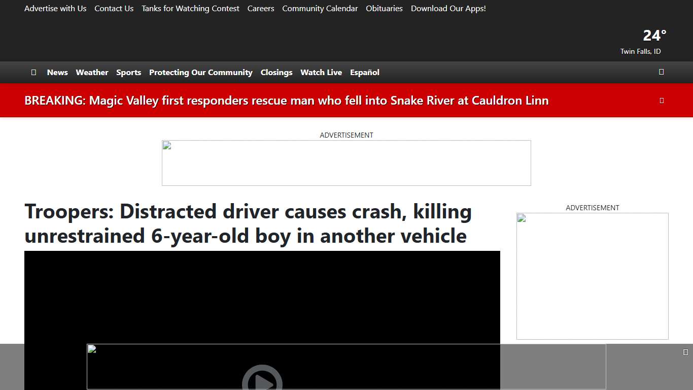 Troopers: Distracted driver causes crash, killing unrestrained 6-year-old boy in another vehicle