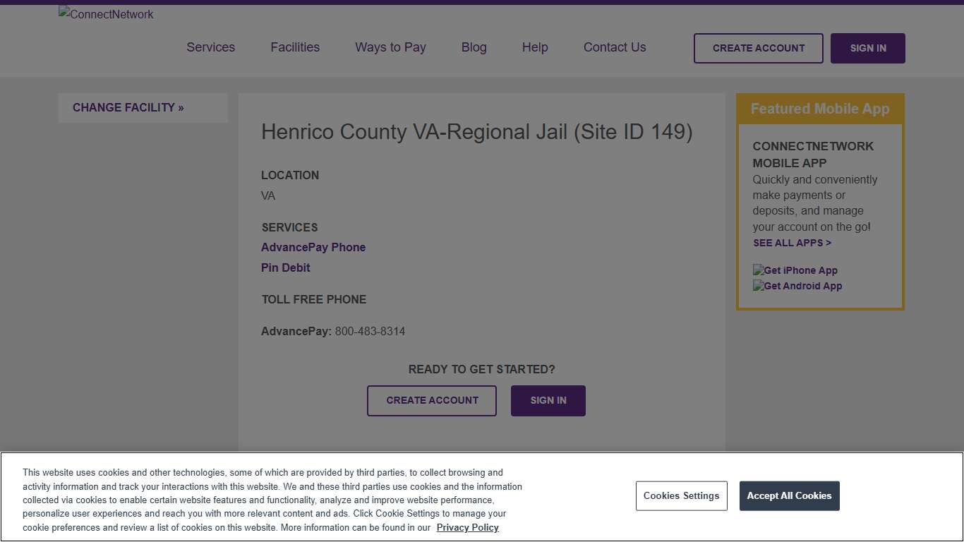 Henrico County VA-Regional Jail ConnectNetwork
